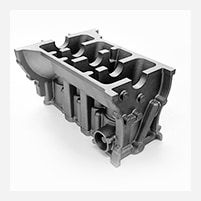 エンジンブロックの鋳物試作品も高品質でご提供可能