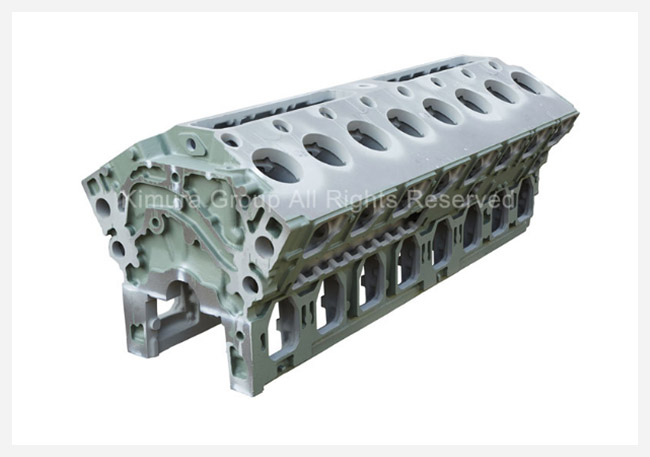 木村鋳造所のフルモールド鋳造法は、ディーゼルエンジンフレーム、ガスエンジンフレームが求める寸法精度を再現する