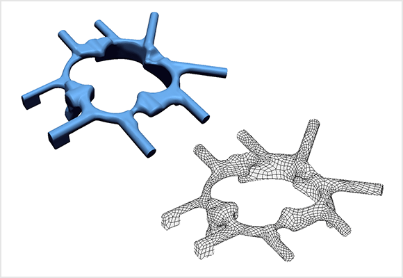 リバースエンジニアリングは管理が大変な型をATOSでスキャンし3Dデータとして保管することで型の劣化防止スペースの有効活用などのメリットがある