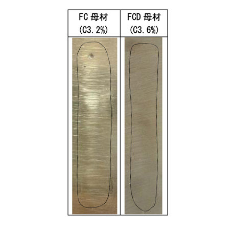図3　FCD材での溶接結果